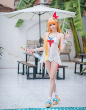 [网红COSER写真] 瓜希酱福利 – 公主连结 夏日御三家 套图