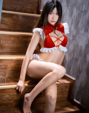 [网红COSER] 动漫博主阮邑_Fairy – 大象 红色 套图
