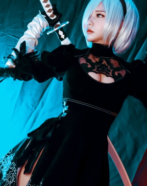 Coser小姐姐Potato Godzilla – 2B 写真套图